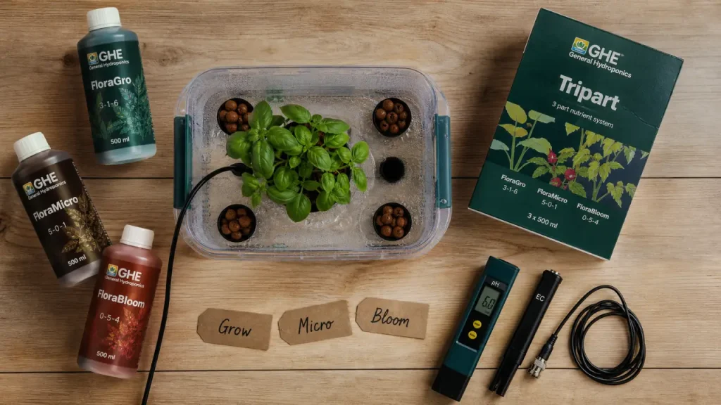 Eau douce ou eau dure, Tripart ou boosters : bien choisir General Hydroponics France