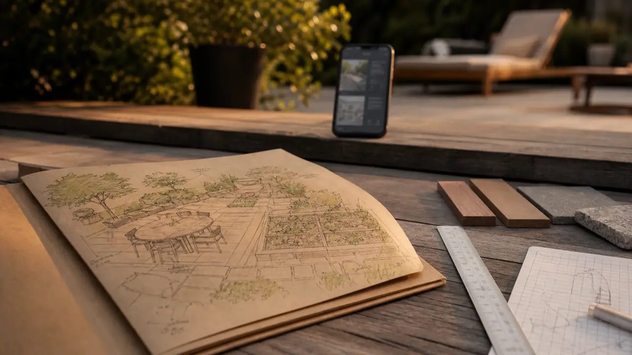 ia aménagement jardin gratuit chatgpt : plans jardin sur smartphone