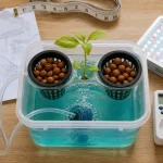 Materiel hydroponique DWC avec LED, pompe à air et billes d’argile