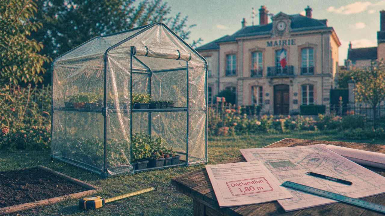 Taxe serre de jardin 1,80 m : déclaration préalable et taxe d’aménagement