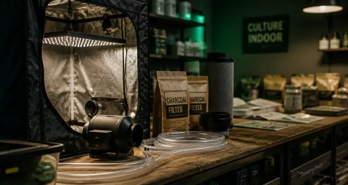 Culture indoor Annemasse : jardin intérieur en growshop