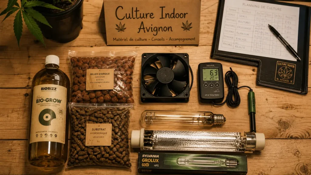Culture Indoor à Avignon : adresse, horaires 10:30-19:00 et matériel hydroponique