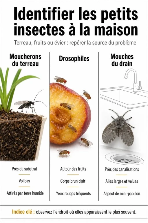 Comparatif des anti moucherons plantes d intérieur entre moucherons du terreau, drosophiles et mouches du drain