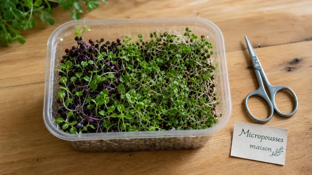 Micro pousses : culture, récolte et variétés à choisir