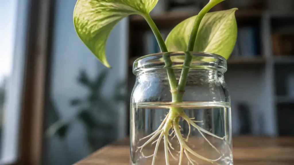 Plante qui pousse dans l’eau : 7 espèces faciles, méthode de bouturage et erreurs à éviter