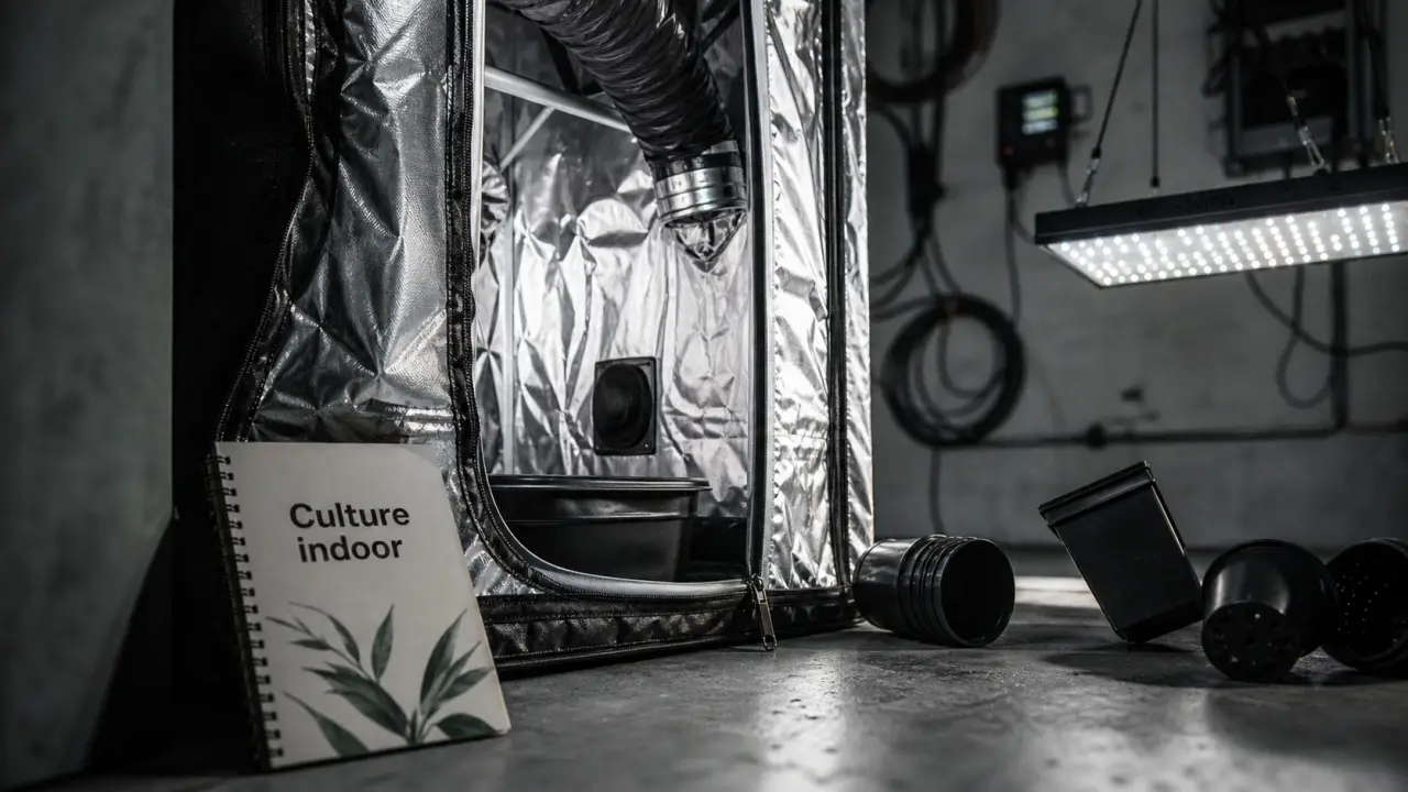 Tente culture avec ventilation et extraction pour dimensionner