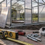 Installation serre de jardin : ancres au sol qui bougent au premier coup de vent