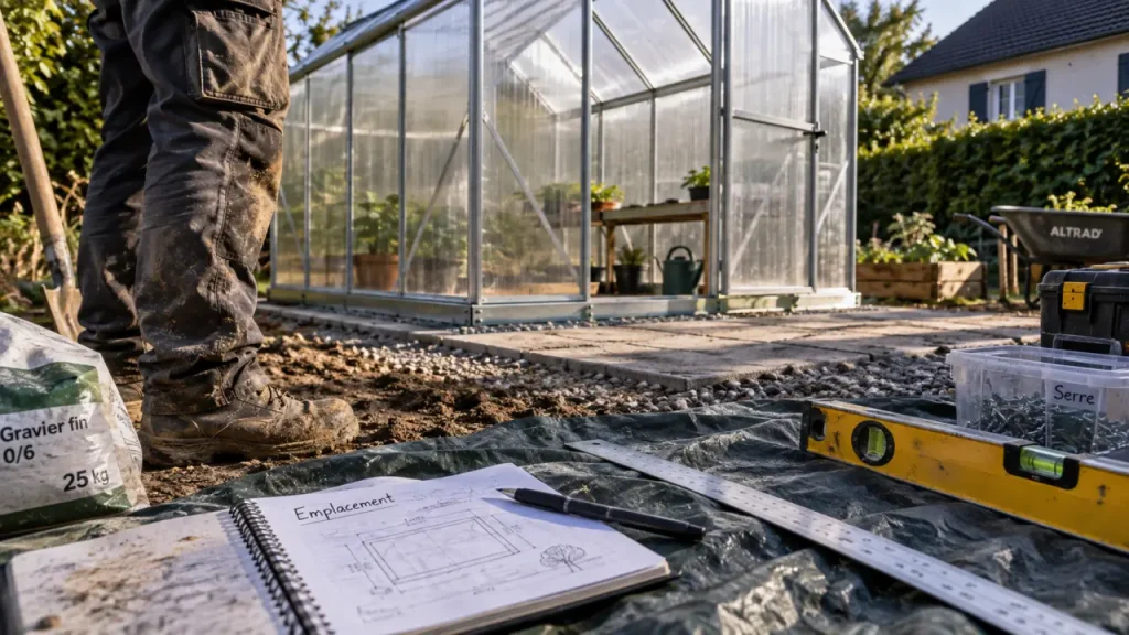 Installer une serre de jardin : le bon emplacement pour gagner en lumière et résister au vent