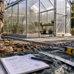 Installer une serre de jardin au bon emplacement, résistante au vent, vitrage polycarbonate propre