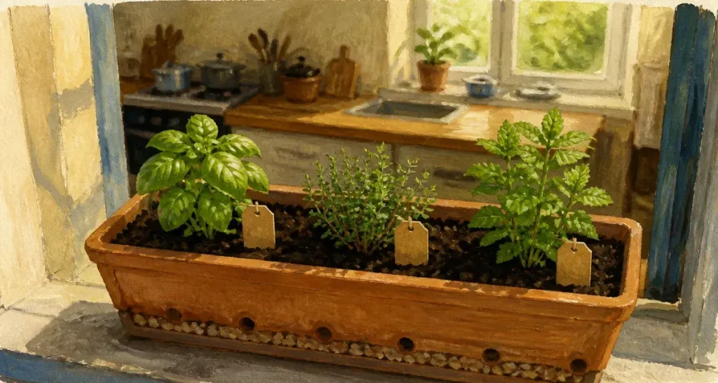 Plantes aromatiques en bac : 3 règles d&rsquo;or pour des récoltes abondantes sur votre balcon