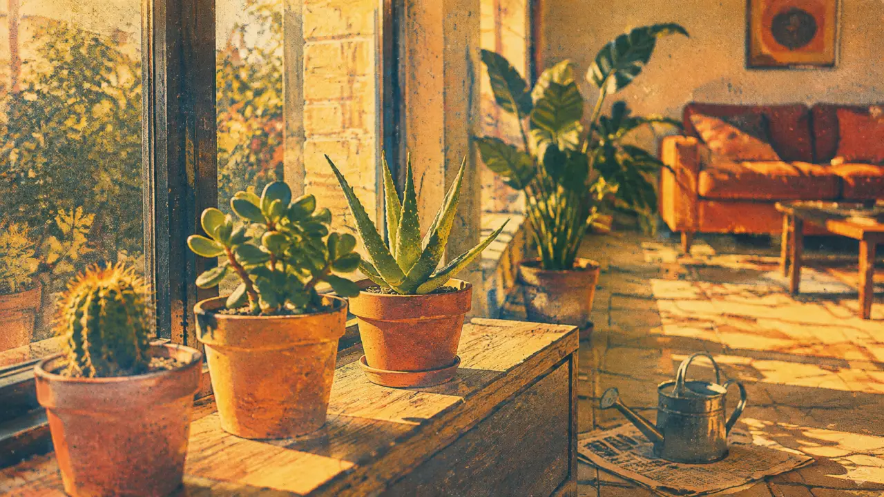 Plantes d intérieur soleil direct plein sud : cactus, crassula et aloe sans brûlure des feuilles