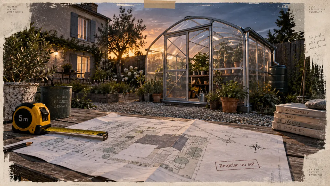 Réglementation serre de jardin : contrôle seuil emprise au sol