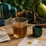 Engrais agrume liquide versé : dosage rapide