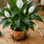 Plantes vertes à fleurs blanches : Spathiphyllum à l’ombre, redoute l’excès d’eau