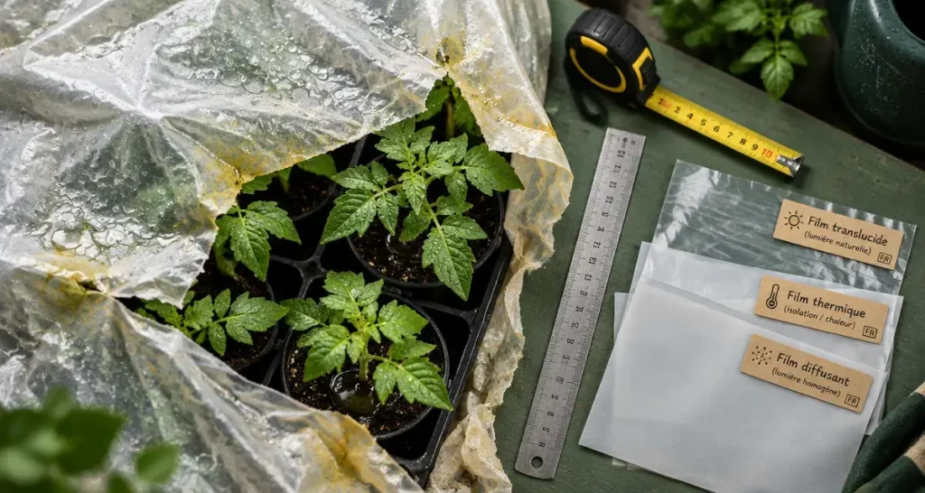 Plastique de serre de jardin : 200 microns, anti-UV et dimensions, les choix qui évitent de refaire la pose
